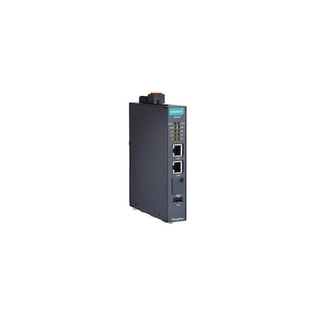 Moxa Advanced IIoT gateways with Arm Cortex-A7 dual-core 1 GHz processor, 1 CAN port,  AIG-301-T-AZU-LX